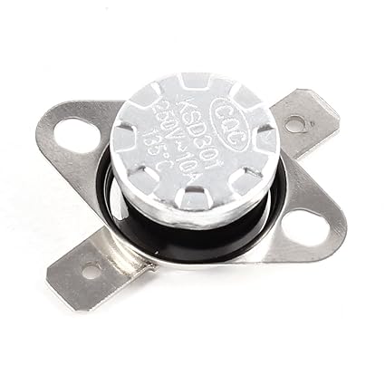 uxcell KSD301 AC 250V 10A 135C Celsius NC Temperature Control Switch Thermostat