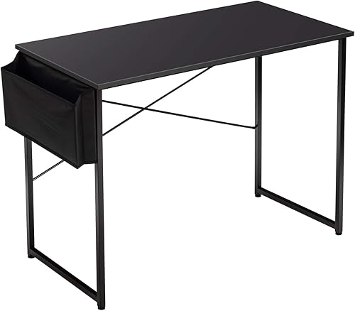 Miniatura 7 de Toolsempire Mesa de escritorio para computadora, escritorio de computadora de oficina en casa de 40 pulgadas con bolsa de almacenamiento, escritorio