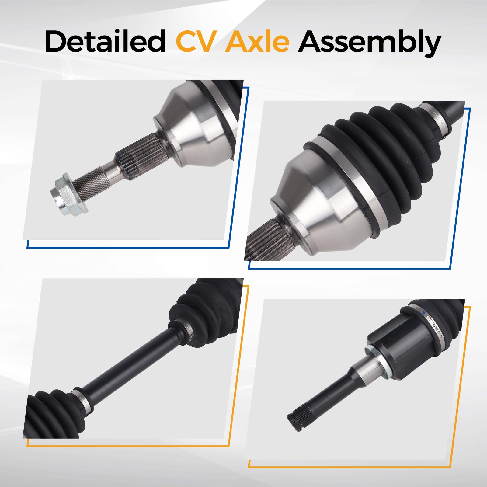 Amazon.com: PAROD 662313 Front Left CV Axle Shaft Assembly Fit for