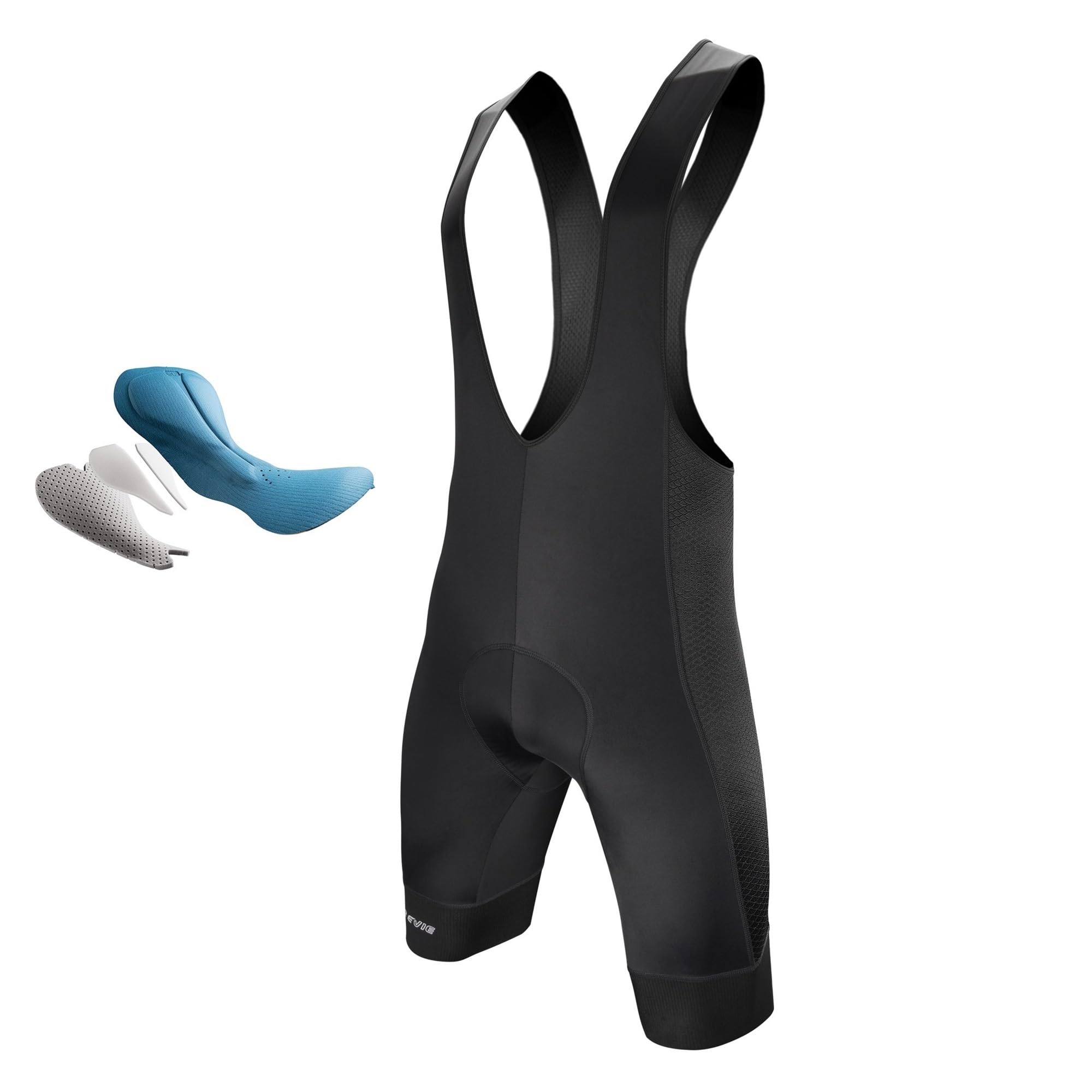 Generisch Radunterhose Radfahren Bib Shorts Männer Elastische Interface Pad Pro Team 7 cm Bein Mountain Bike(Asia-2XL)