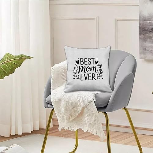 Miniatura 5 de Moms Valentines Day Gifts Accent Pillow Covers 18X18 for Mom Birthday Best Mom Presents Mama Gift Mama Bear Gifts Velvet Pillow Case Indoor Home