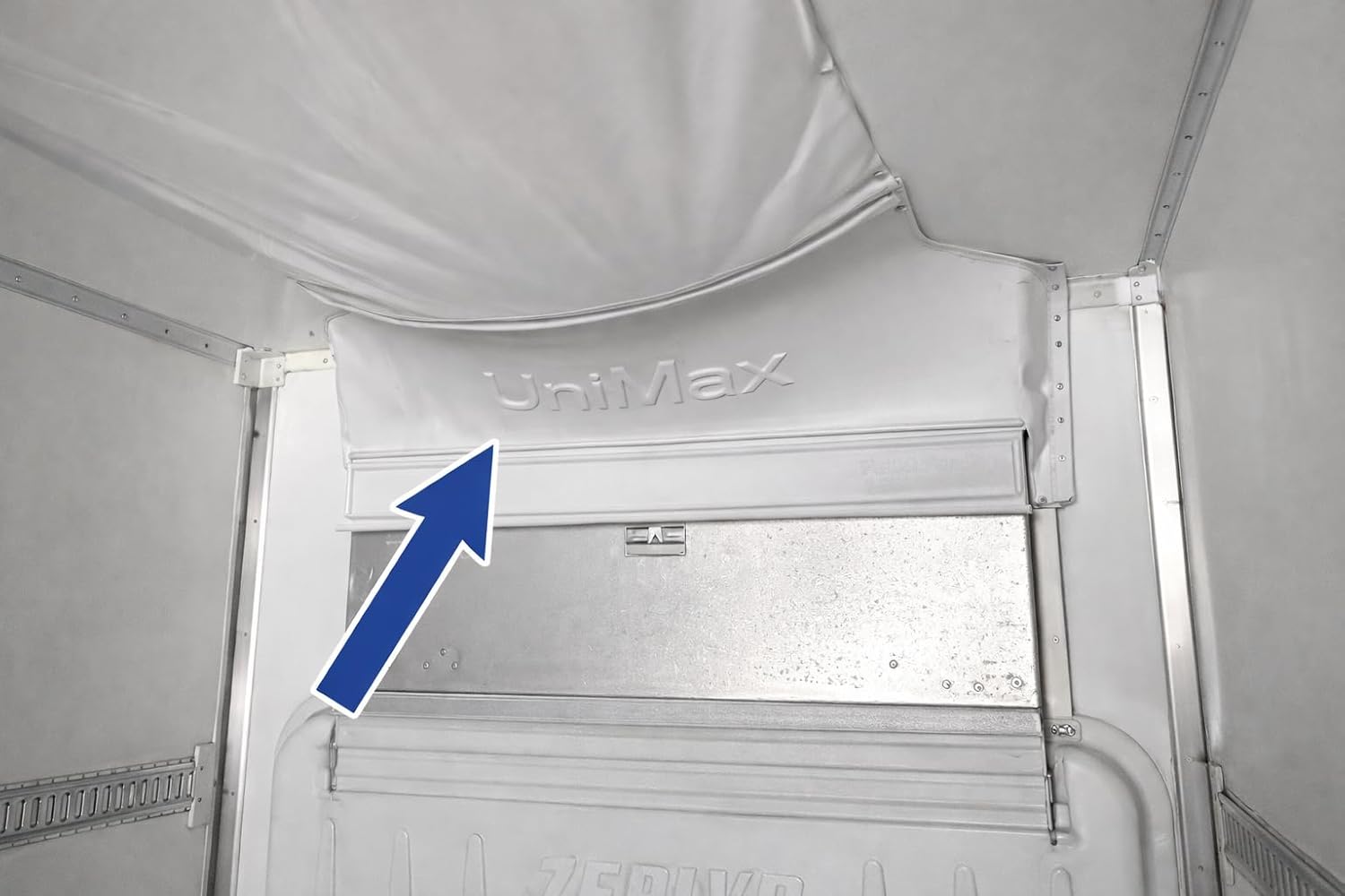 Plastic Fabric Solutions 9.66′ X 43′ Reefer Air Chute for Trailer