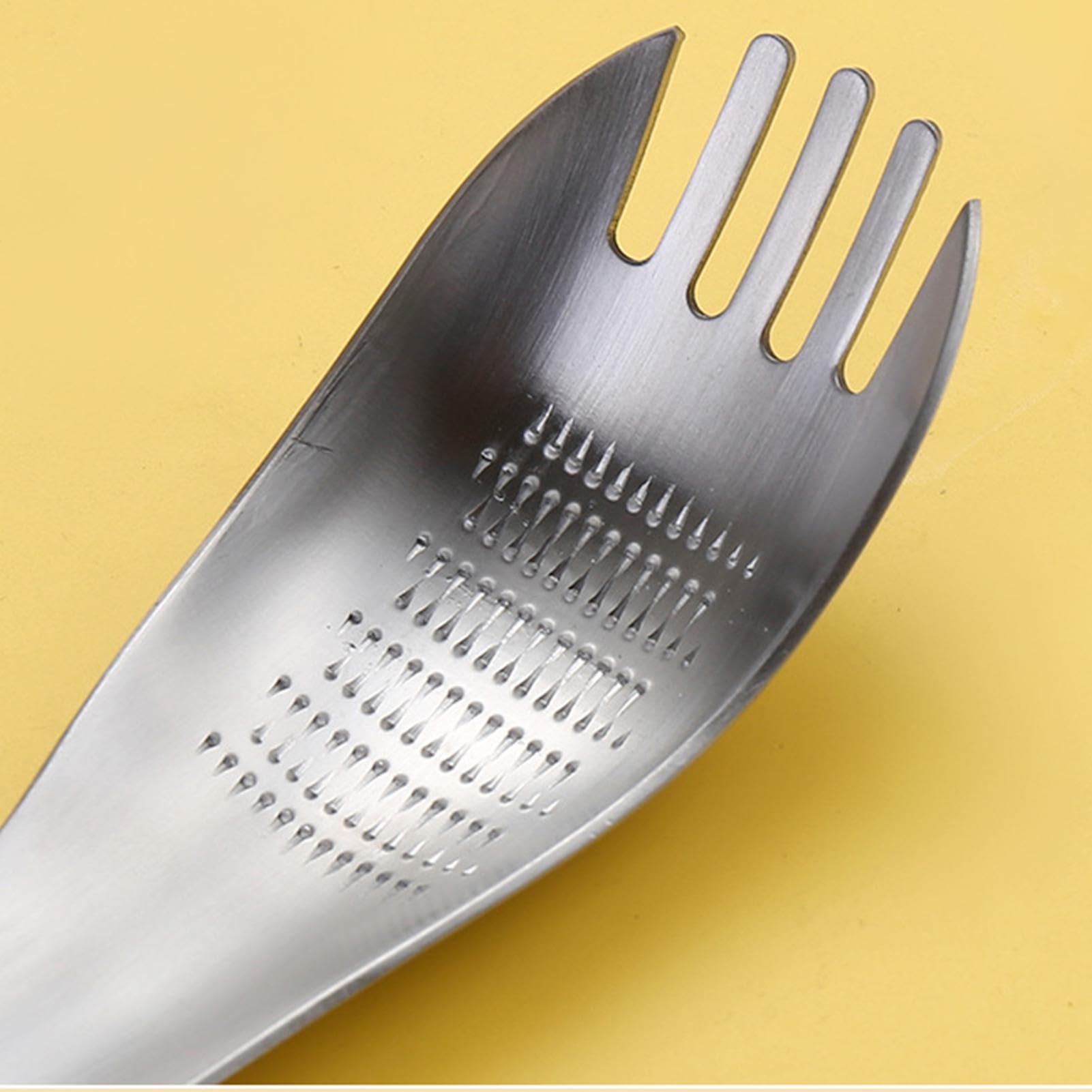 Lot De 2 Cuillères De Cuisine Multifonctionnelles, Multifonction à Fente, Passoire à Purée Pour Broyer, Râper L'ail, Presse-purée (noir + Rouge) Joli Design