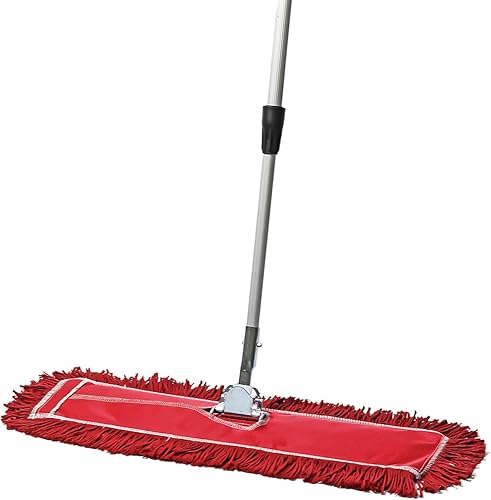 Tidy Tools Trapeador de polvo comercial y barredora de pisos, 24 pulgadas. Trapeador de polvo para suelos de madera, cabezal de trapeador de polvo