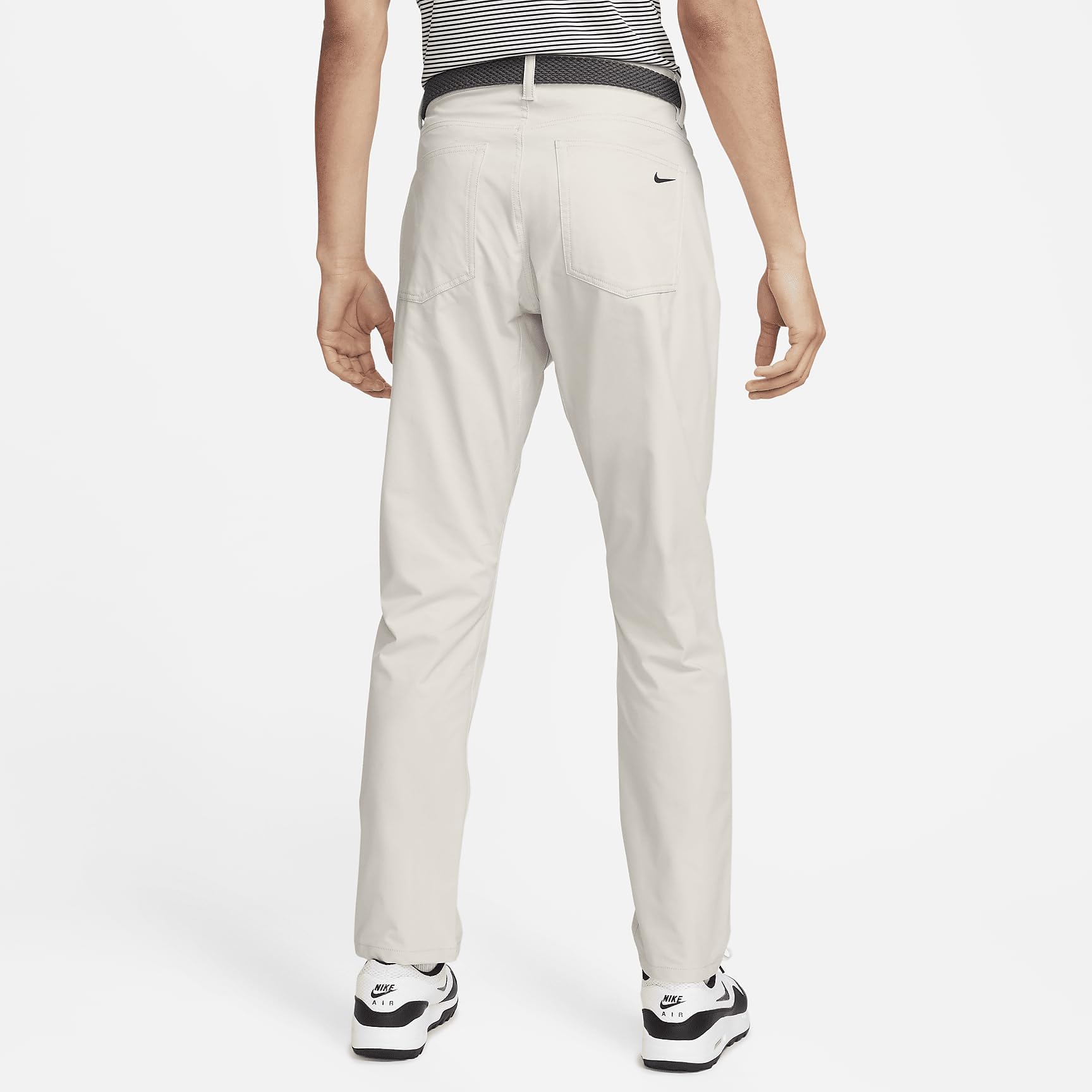 Nike Tour Men's 5-Pocket Slim Golf Pants (Light Bone/Black, FD5615-072) Size 32x32