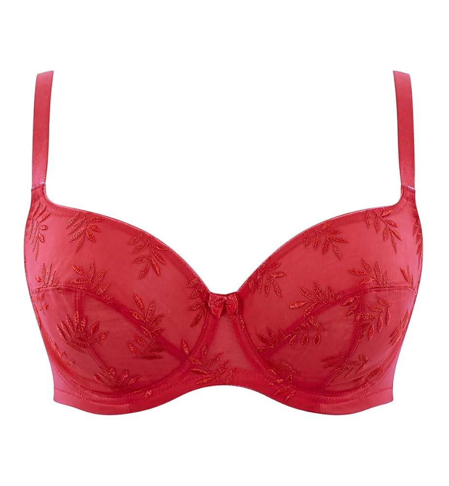 Panache Women's Tango Underwired Balconnet Bra, Rouge, 30JJ