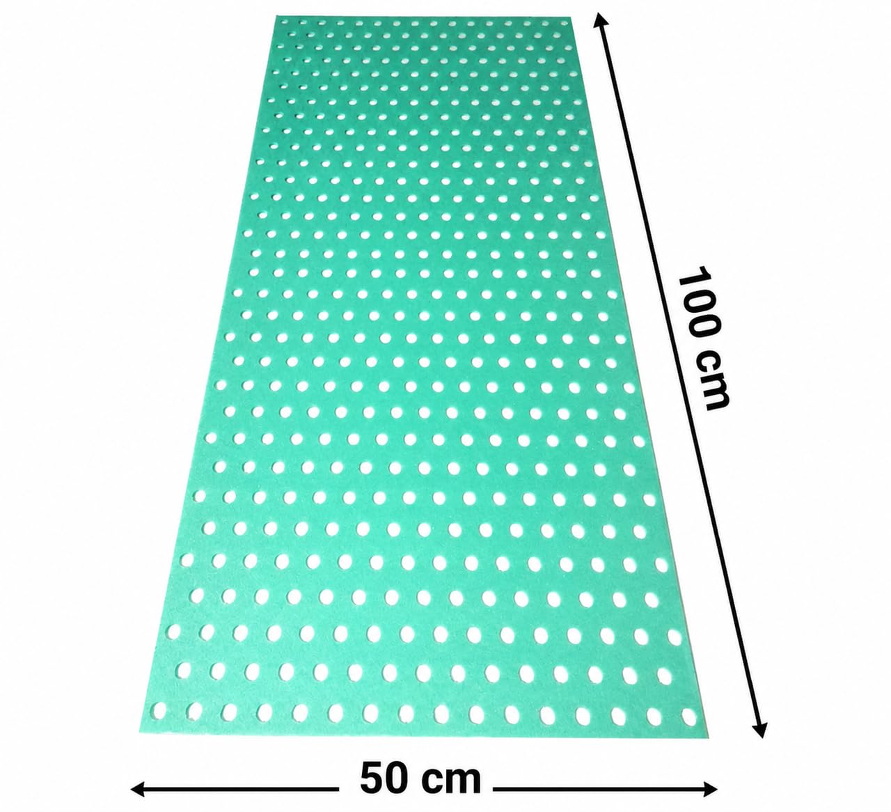 Thermo XPS Base para calefacción por suelo radiante, 3 mm, aislamiento acústico para laminados, vinilo y azulejos, paneles aislantes XPS 1000 x 500 mm, 5 m² (1 paquete)
