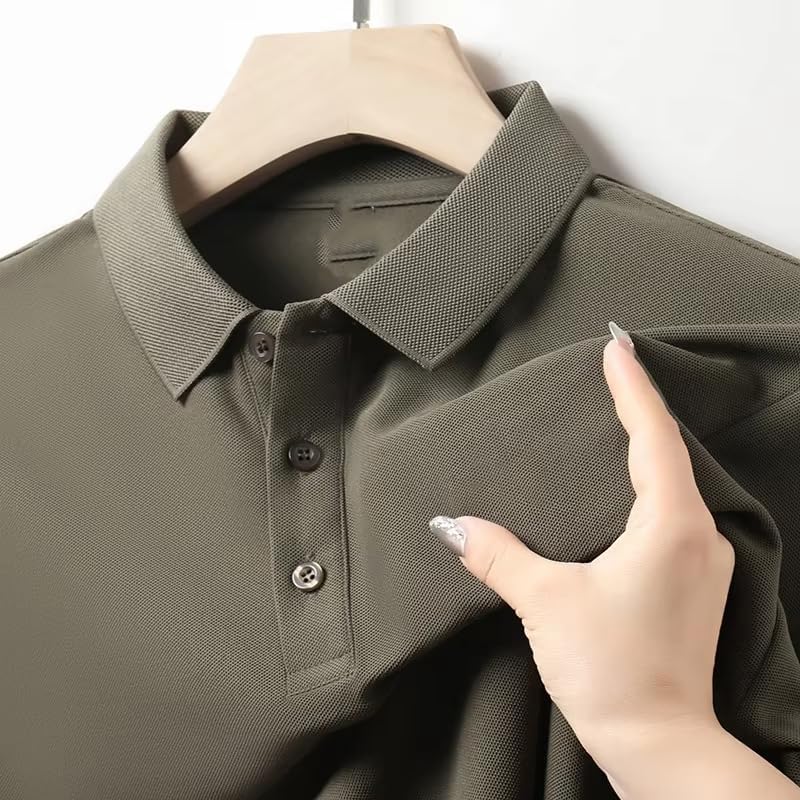 Polo Shirts for Men Cotton Short Sleeve Golf Tennis Collared Shirt for Casual Work Travel