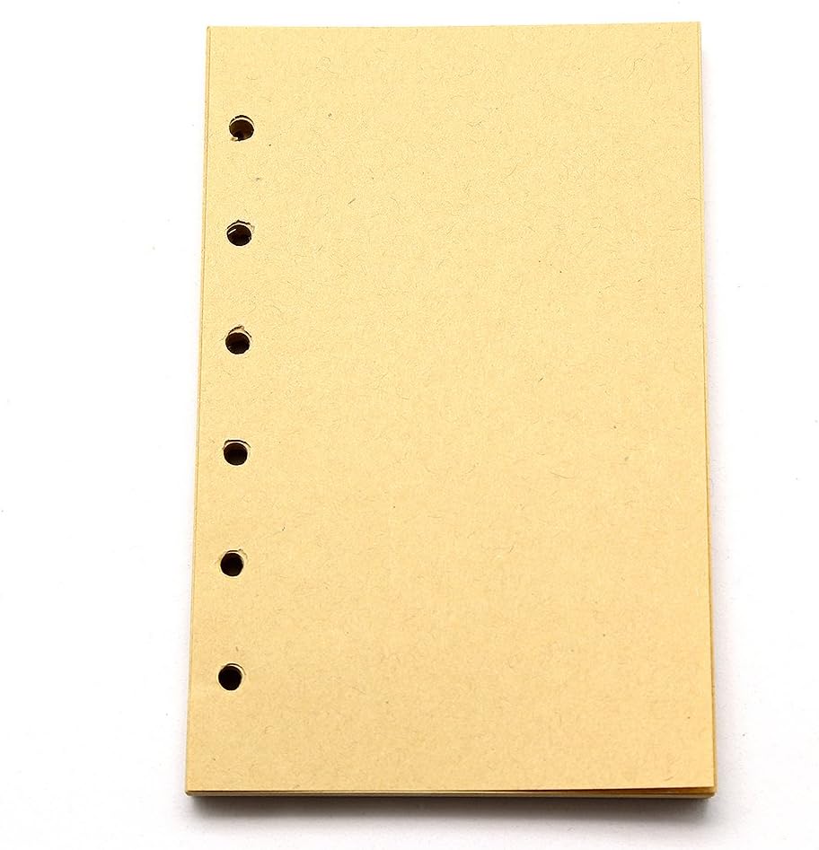 Refillable Vintage Diary Notebook Craft Blank Paper For EvZ 5 Inches Nautical or Leaf Journals