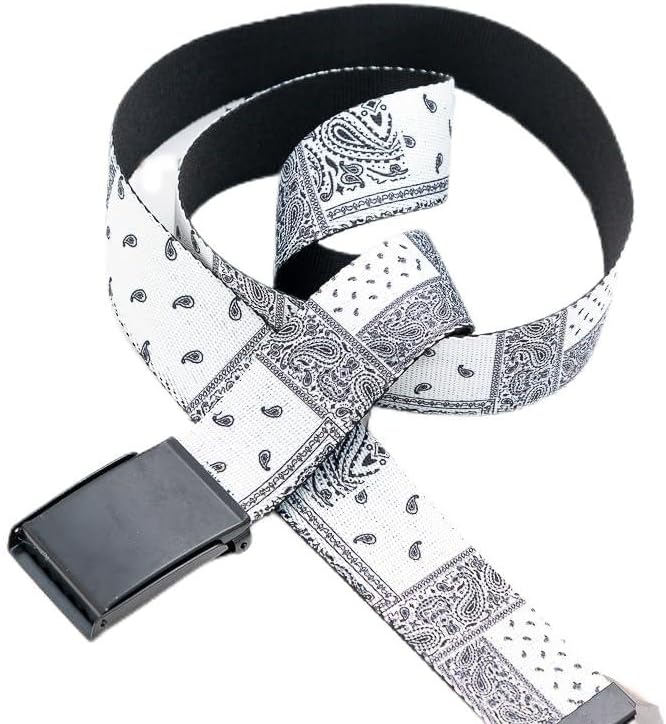 Amazon | [the largest selection] バンダナ柄 ベルトTrainmen