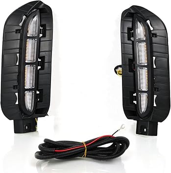 For Kia Sportage 2023-2024 Fog Lamp Daytime Running Light DRL LED Turn Light 2pcs Car Accessories