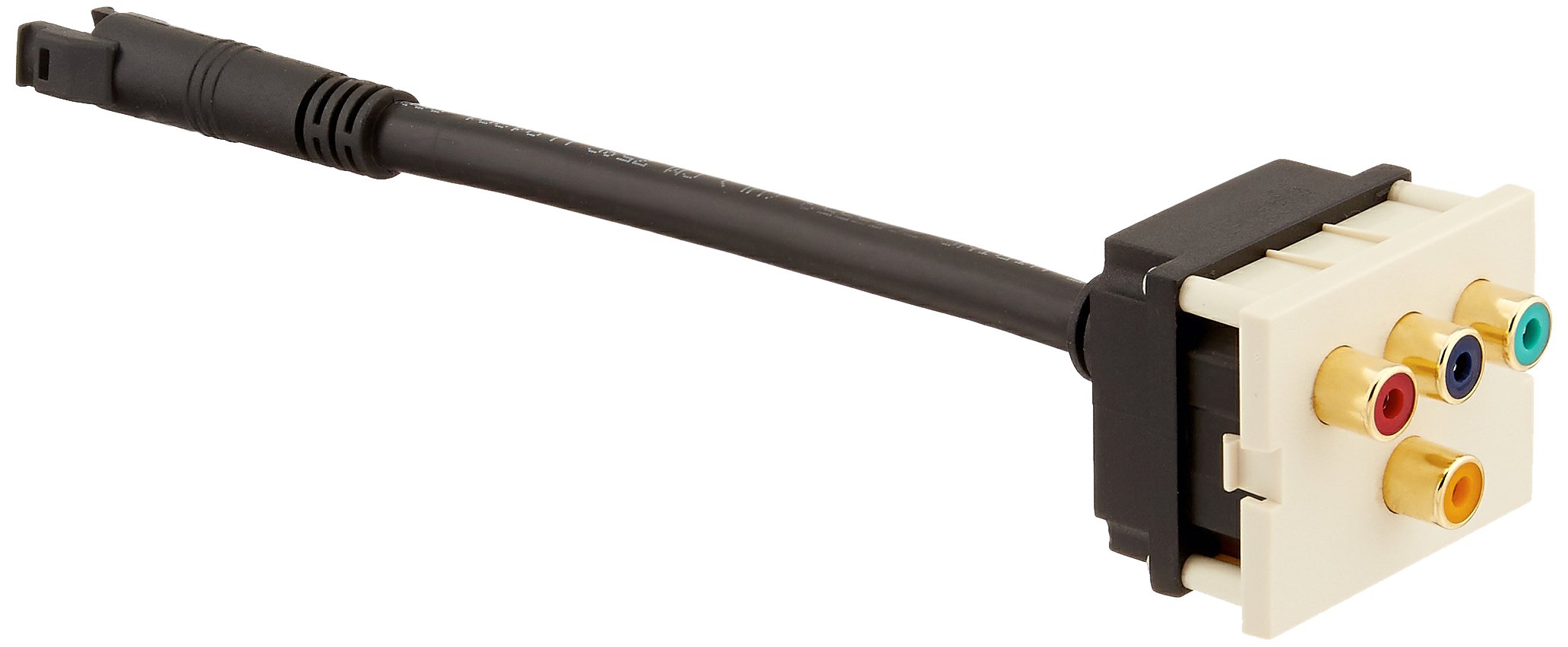 Hubbell IMCRD815OW iSTATION Module, RCA Component Video and SPDIF Audio to 8 Pin, 1.5 Unit, Office White