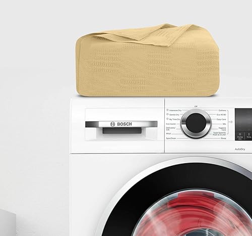 Miniatura 5 de Avalon Bedding Mantas térmicas 100% de algodón tamaño King (108 x 90 pulgadas), manta de algodón perfecta para usar en capas en cualquier estación