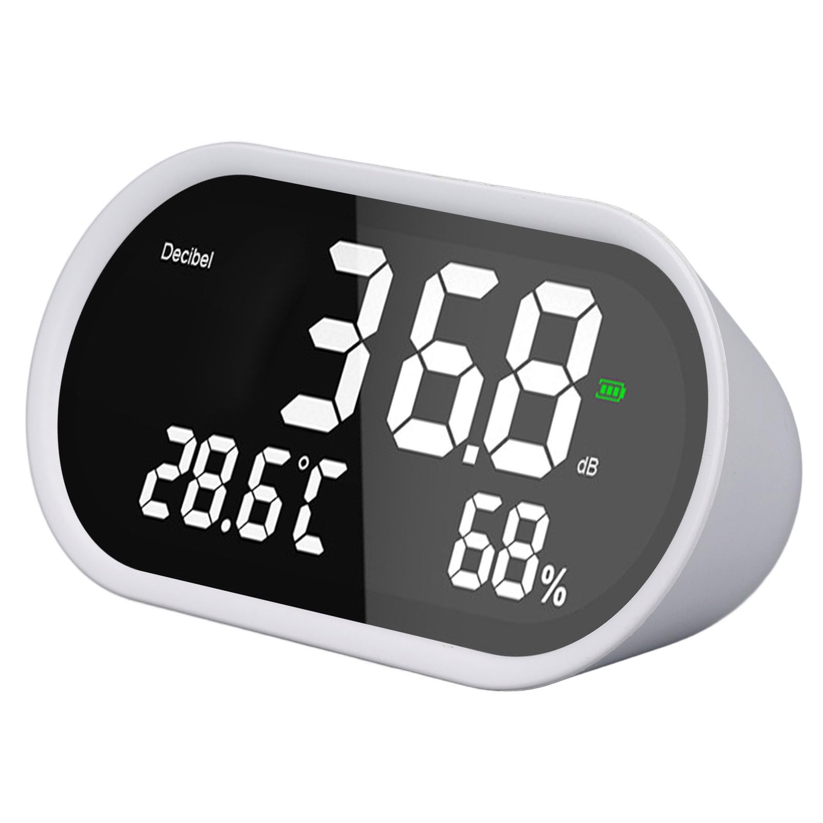Precisión Medidor de Decibelio Compacto de Alta Precisión, Pantalla LCD para Oficina, Fábrica, Hospital con Pantalla Datos Precisa, Medición Precisa Ruido