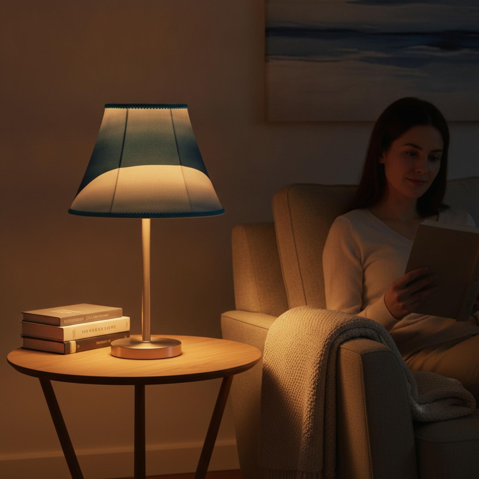 Paralume a Cono Sfumato Paralume con Attacco Ragno di Ricambio Illuminazione per Camera da Letto