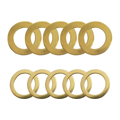 Miniatura 5 de 10 bujes de hoja de sierra de 78 a 38 pulgadas de grosor de adaptador de anillo de latón de 0.039 pulgadas por ANTENGDATOOL