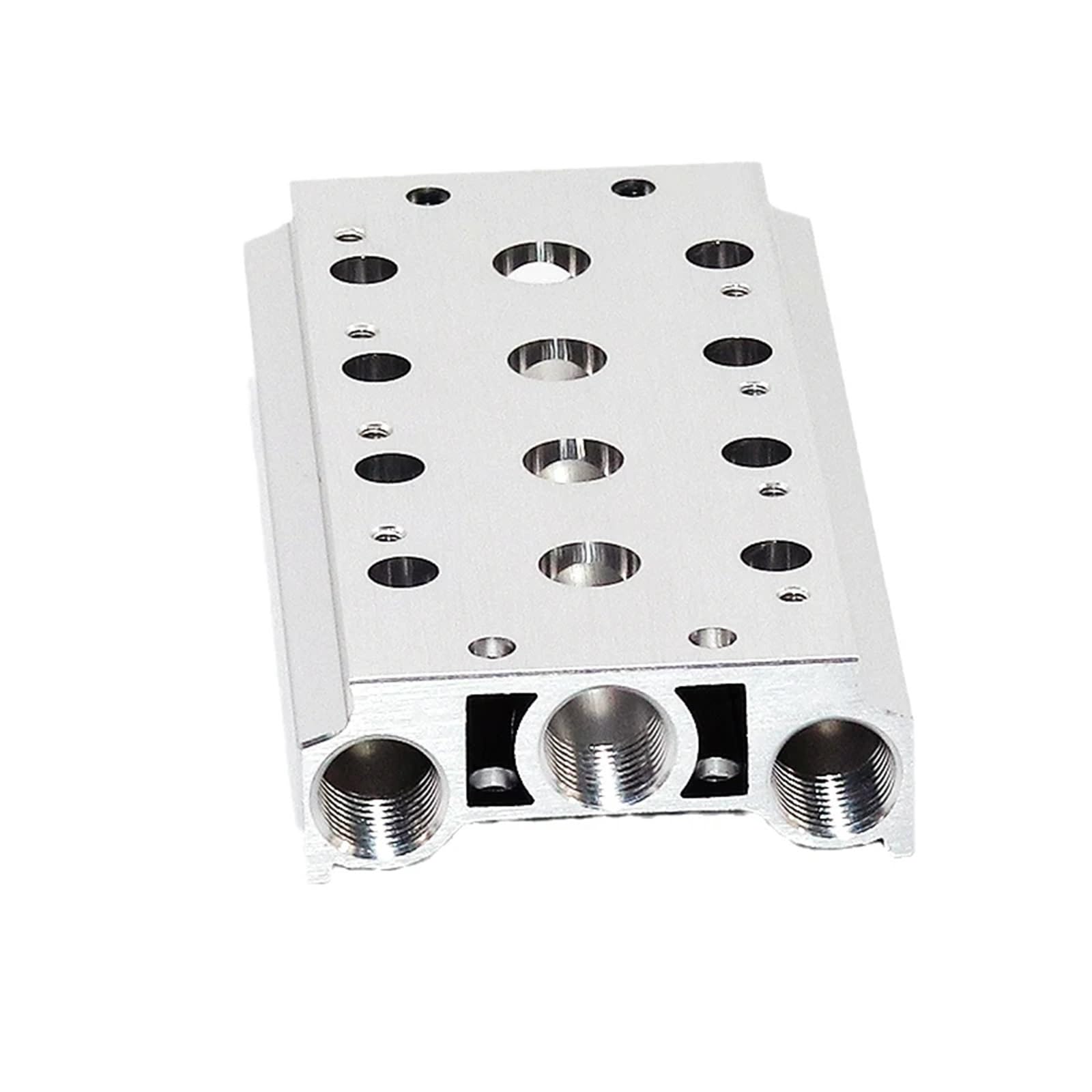Válvulas solenoides neumáticas 4V210 Colector de Escape de Aire 200M Colector de Base de Placa de válvula con Accesorios 200M-1F 2F 3F 4F 5F 6F 7F 8F-11F(200m-2f)