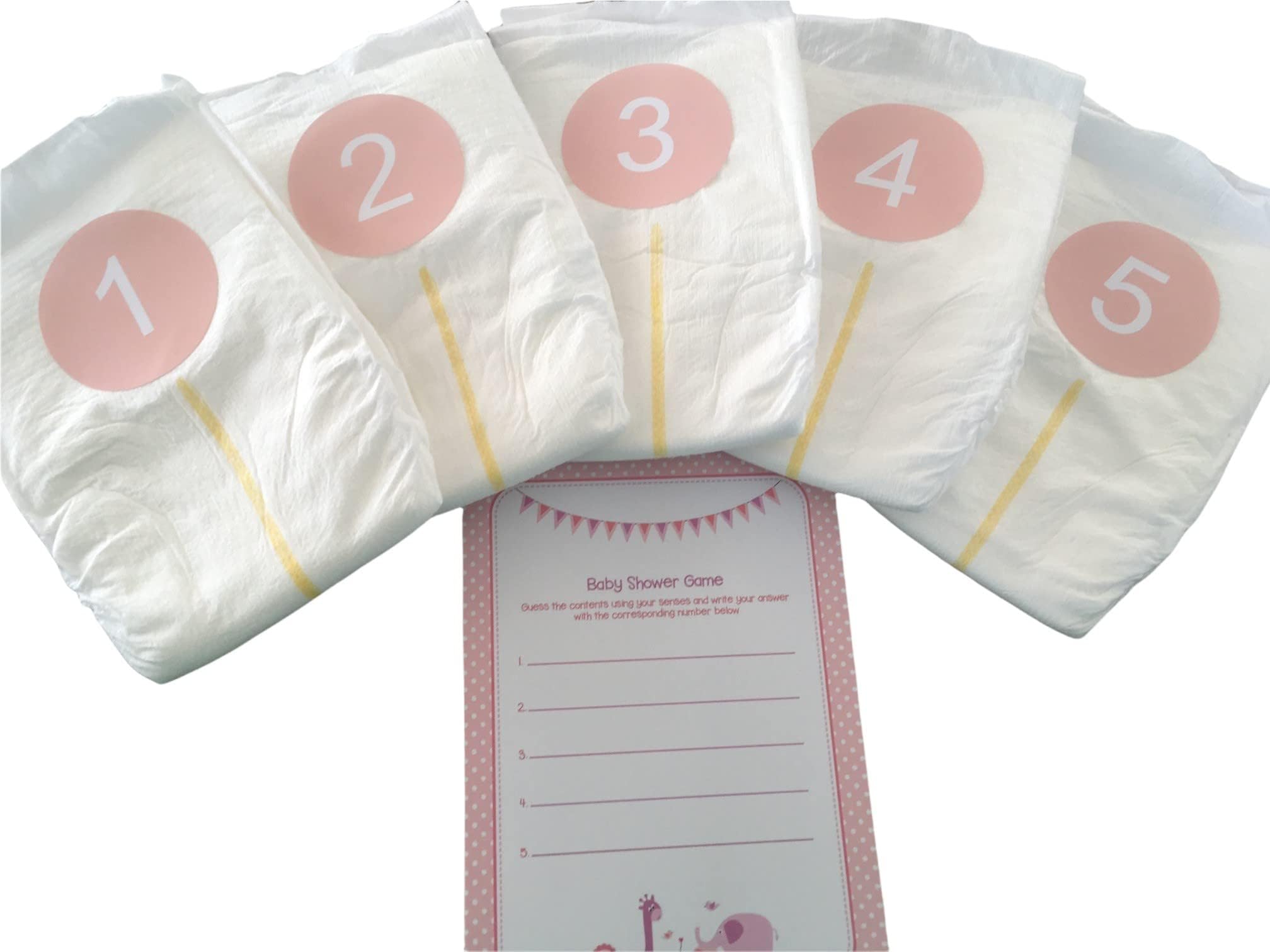 Baby Shower Game - Dirty Nappy Pink/Girl (10 Players)