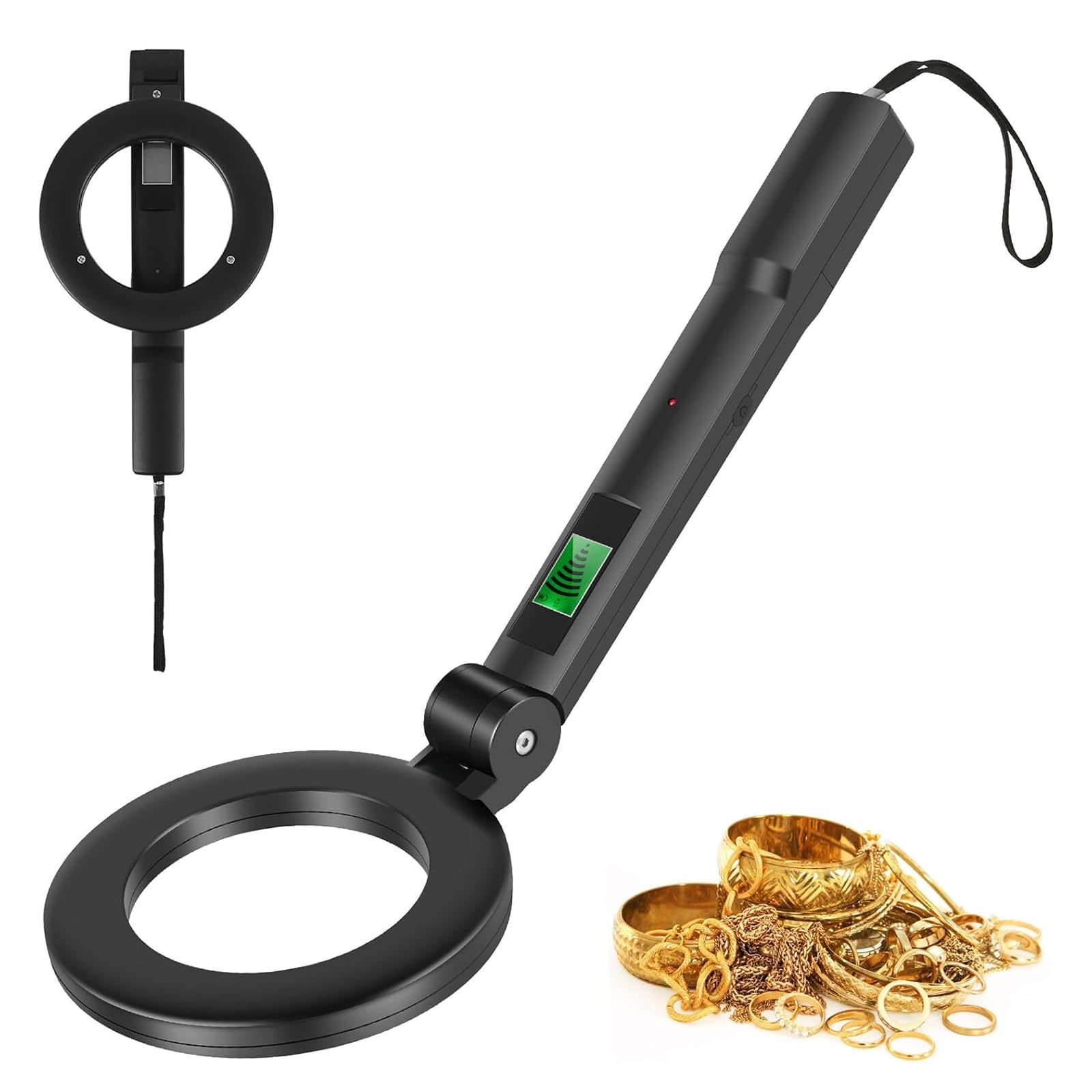 Détecteur de métaux portable pour trouver l'or en famille