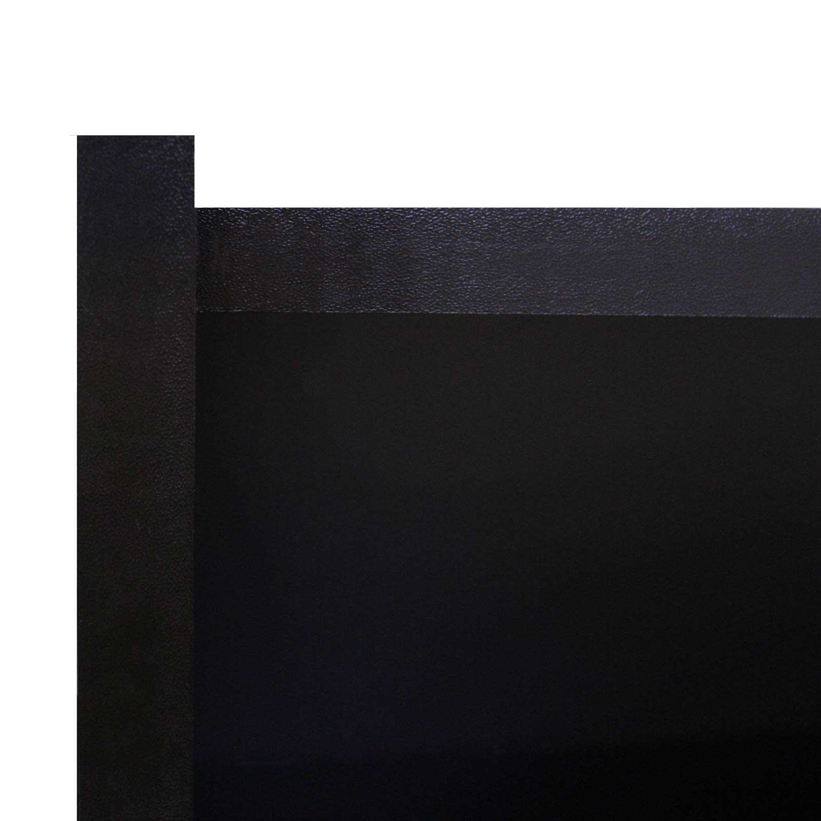 MonsterShop Laden-Theke Verkaufstheke Verkaufstisch Theke Tresen Empfang Rezeption Büronöbel Ladenmöbel 120cm B x 60cm T x 90cm H in Schwarz