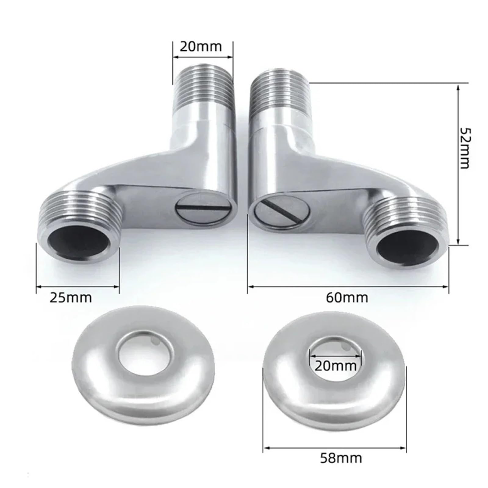 2 uds válvula angular grifo de ducha conector accesorios pie curvo codo cocina baño adaptador ajustable en ángulo para bafieras y duchas