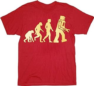 The Big Bang Theory Robot Evolution T-Shirt Tee