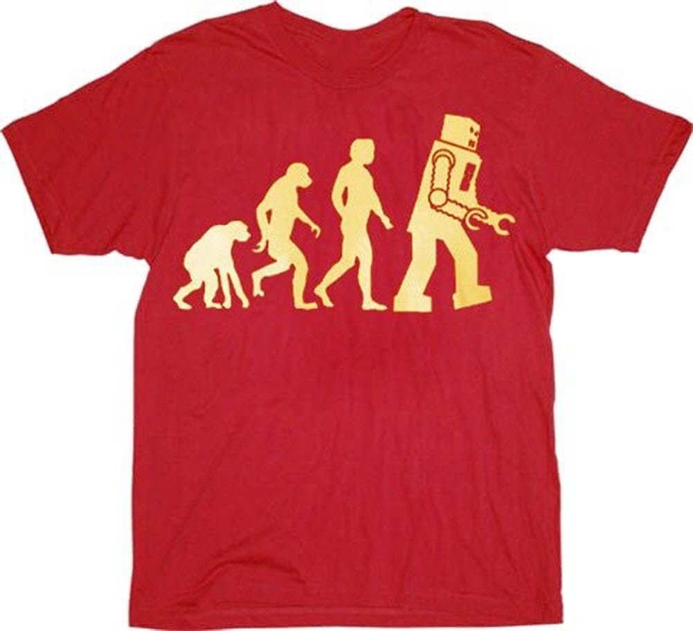 The Big Bang TheoryRobot Evolution T-Shirt Tee