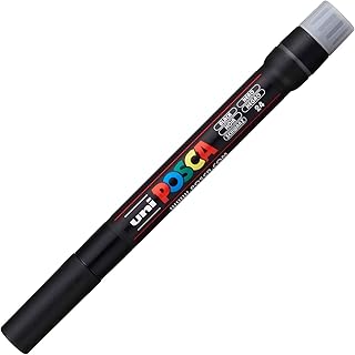 POSCA - Acrylmarker PCF-350 Schwarz Pinselspitze