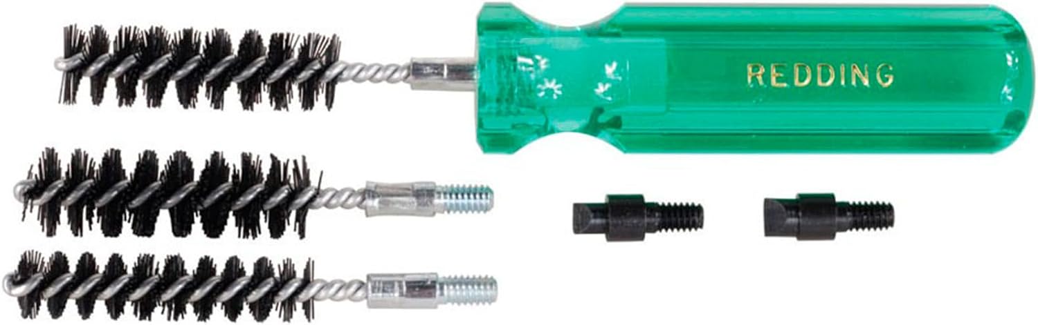 Redding Reloading Case Preparation Kit | Durable Lightweight Dirt-Removing Replacement Kit with Three Case Neck Brushes | .22 to .45 Caliber