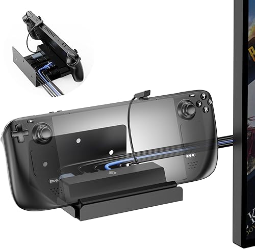 KUNSLUCK Soporte de pared para base de vapor oficial, soporte de pared para plataforma de vapor, monta tu cubierta de vapor en la pared o cerca de