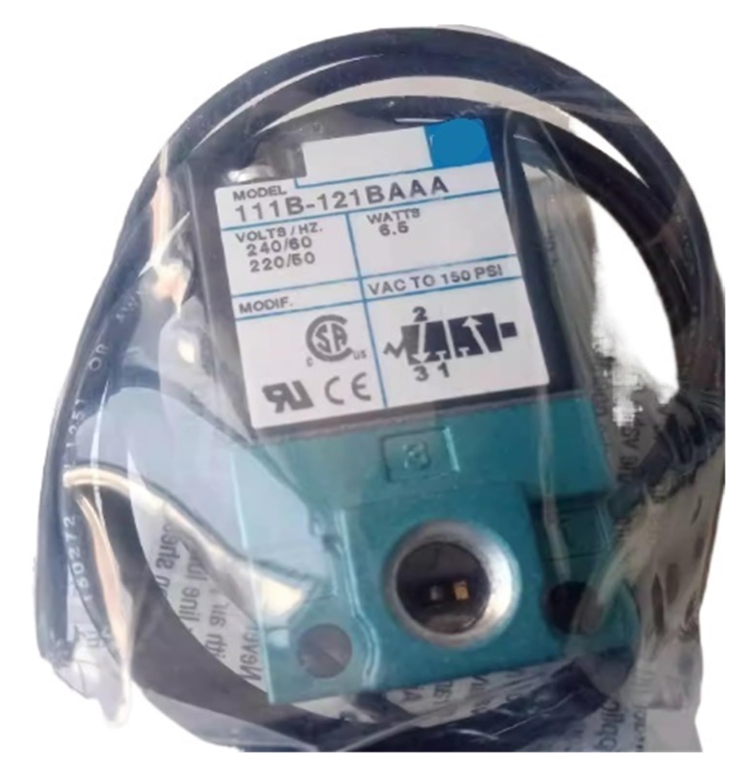 Électrovanne 111B-121CAAA pour commande pneumatique et régulation de pression d'air