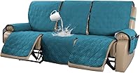 Vista 14 de Turquoize Funda para sofá impermeable para mascotas y niños, protector de muebles con parte trasera antideslizante, lavable a máquina.