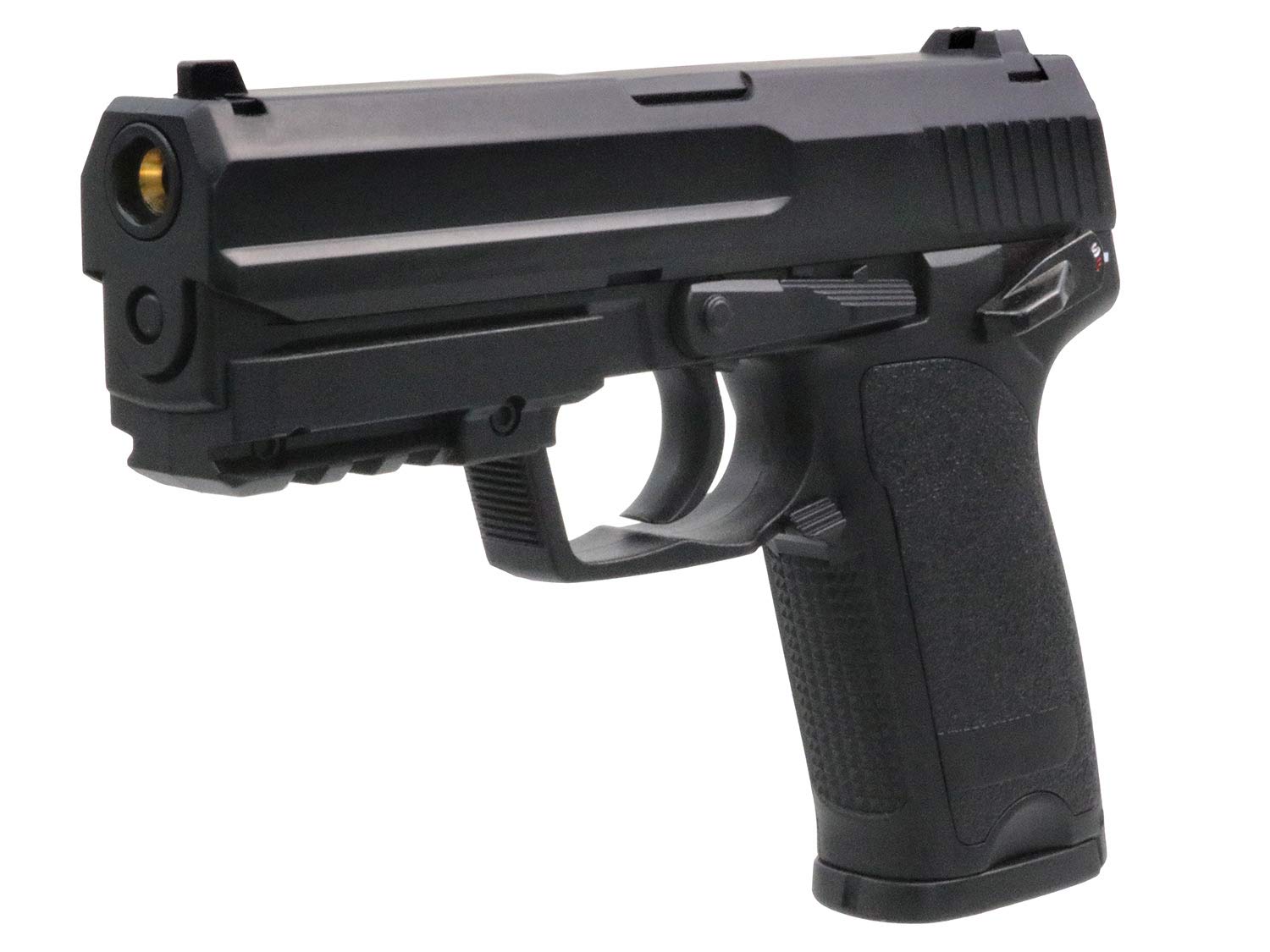 PACK Pistolet Airsoft Cyma-CM125S/plastique Haute résistance et métal/Couleur Noir/électrique (0.5 Joule)/Semi-Full Automatique/Lipo-Mossfet