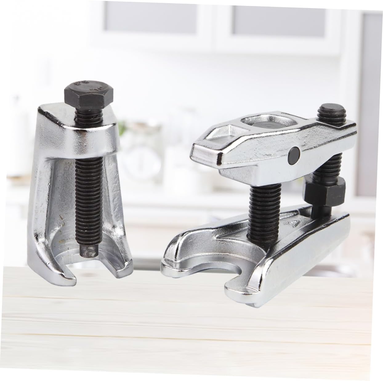 2pcs Ball Joint Separator Tool Kit for Car Adjustable Joint Removal Tool for Tie Rods and Suspension Repairs