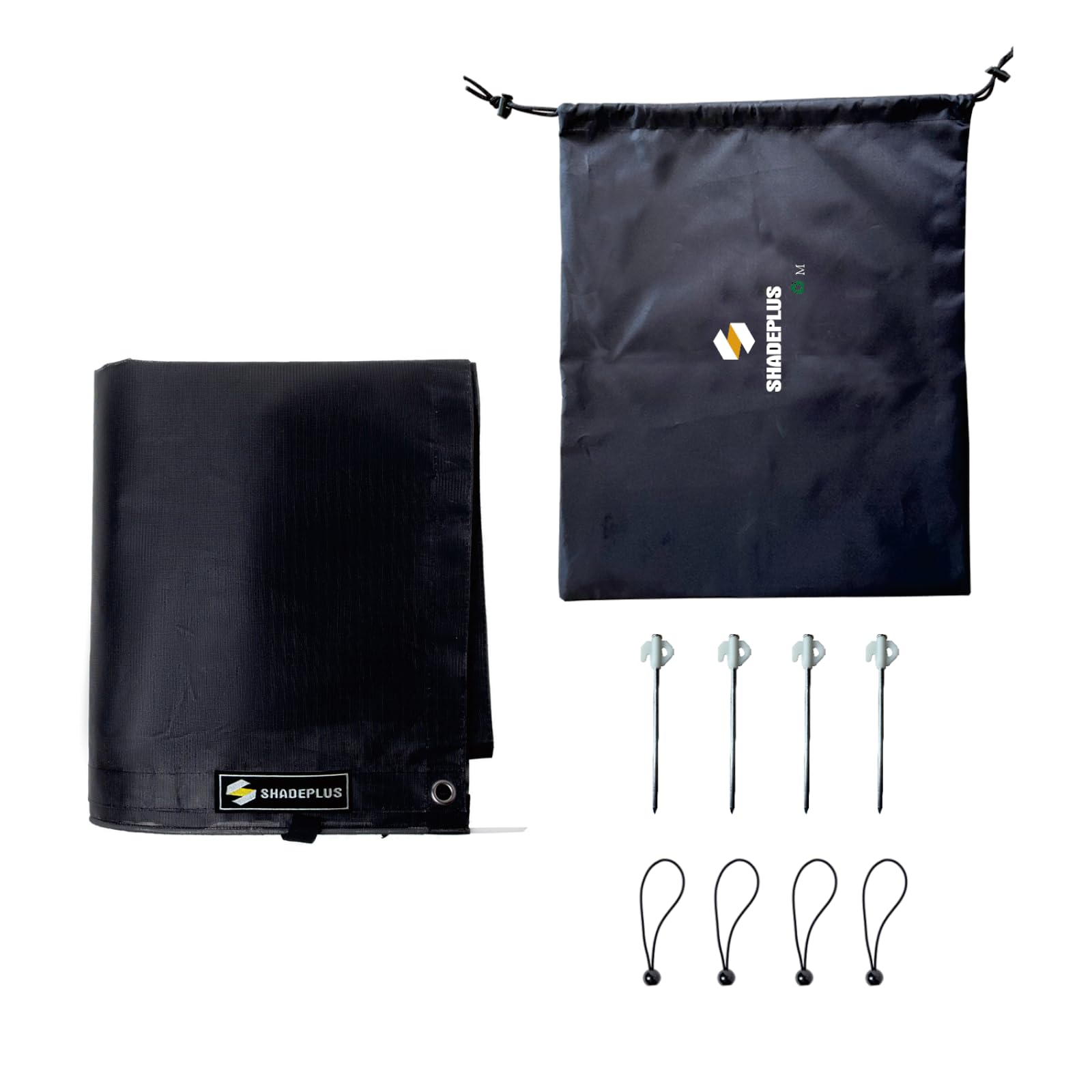 Dulepax RV Awning Shade Screen With Zipper 8'X17'3'' -Second Generation RV Awning Screen Significantly Improves Shadew And Privacy.Universal RV Awning Sun Shade Screen With Complete Kits