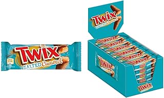 Twix Salted Caramel Schokoriegel | Großpackung Schokolade | 30 Doppelriegel (30 x 46g)