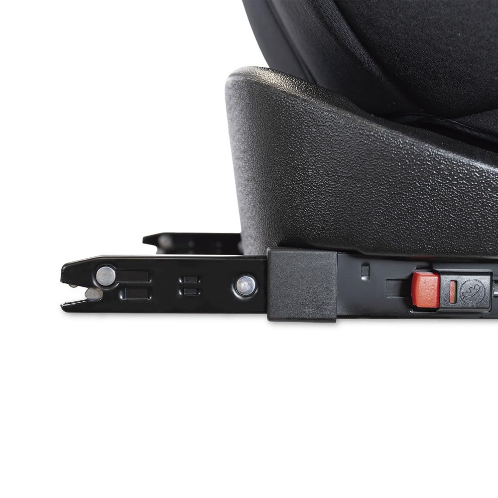 Interbaby Silla Coche Bebé PAX i-Size ISOFIX 360° Grupo 0+1+2+3 (Negro) | Silla auto giratoria 360 reclinable 40-150 cm, reductor recién nacido, protección lateral SPS, pata de apoyo