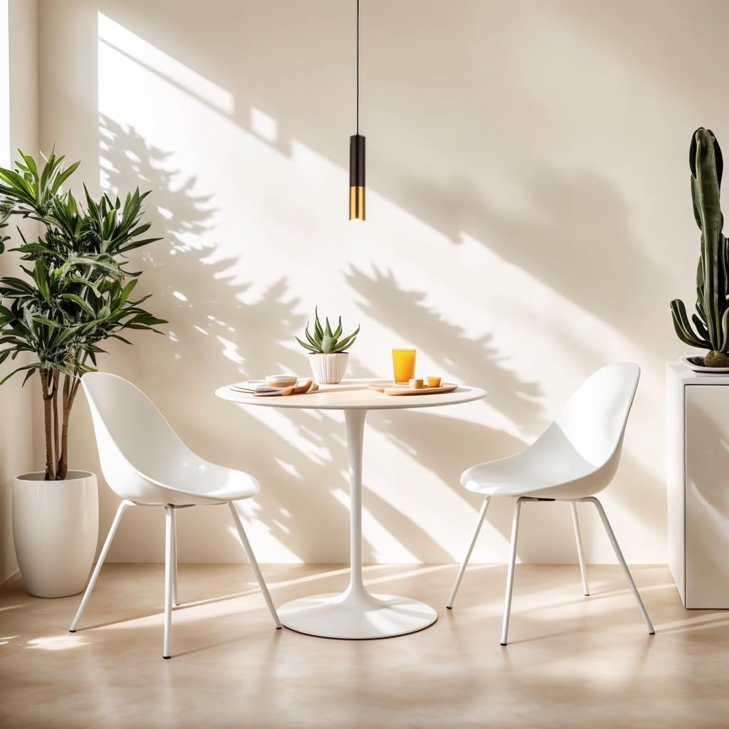 Hobaca® GU10 LED Pendant Light - 6CM Mini Spotlight with Adjustable Black Gold Finish for Kitchen Island, Dining Room & Bar - Matte Black Modern Hanging Light (30cm)