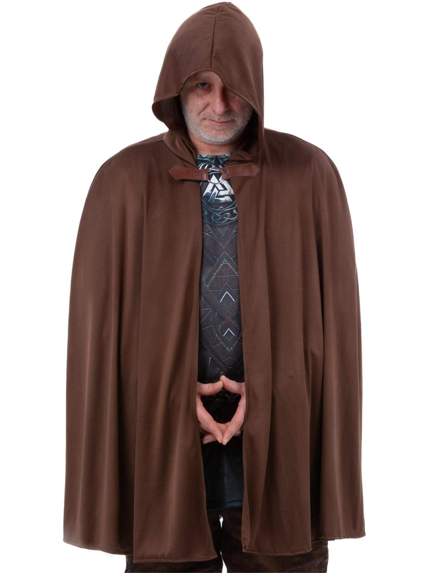 Smiffys Historical Cape, Unisex Mid Length, Historical Fancy Dress, Adult Dress Up Accessories