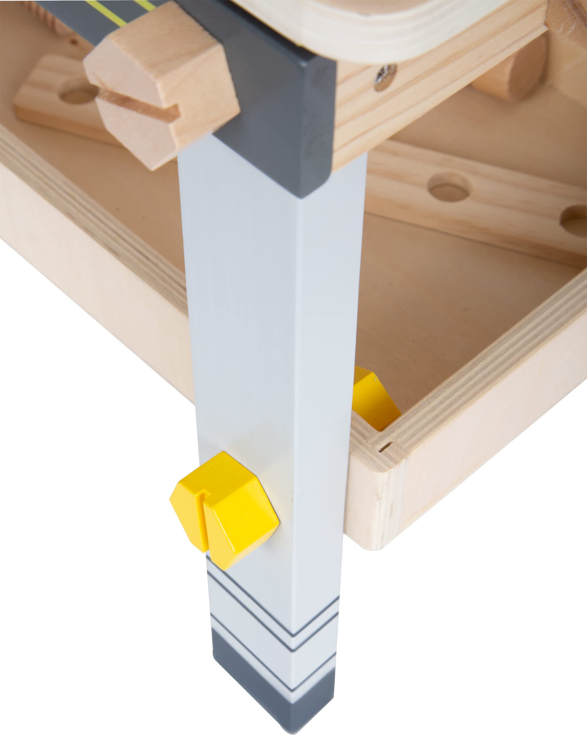 Small Foot Etabli Miniwob Compact en Bois, avec de Nombreux Accessoires et Jeu de vis, pour Enfants 3 +, 11805