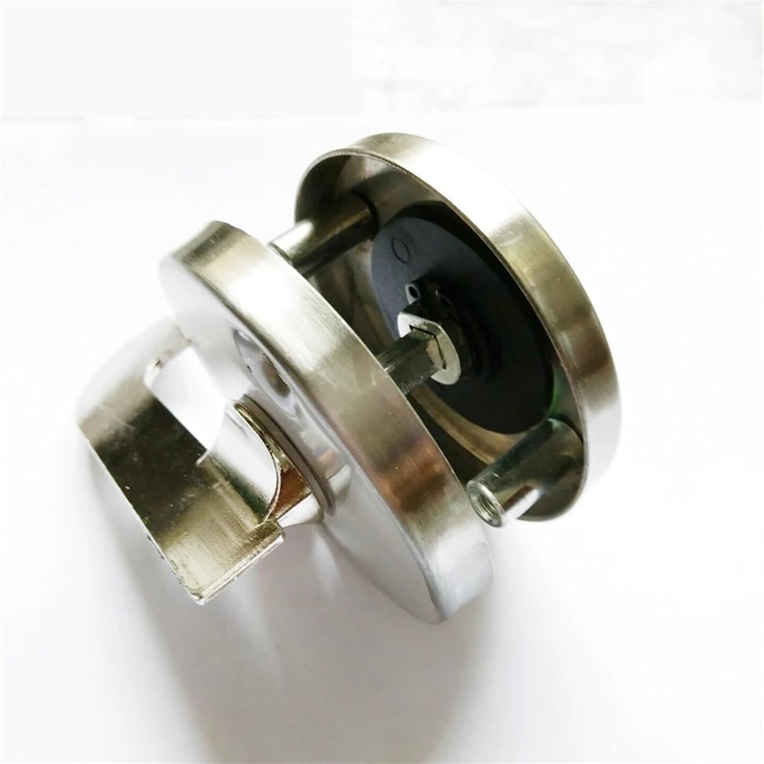 WC Toilet Flat Door Lock Stainless with Lel Bathroom Accessory Public Place DIY MS117 B 1Pcs