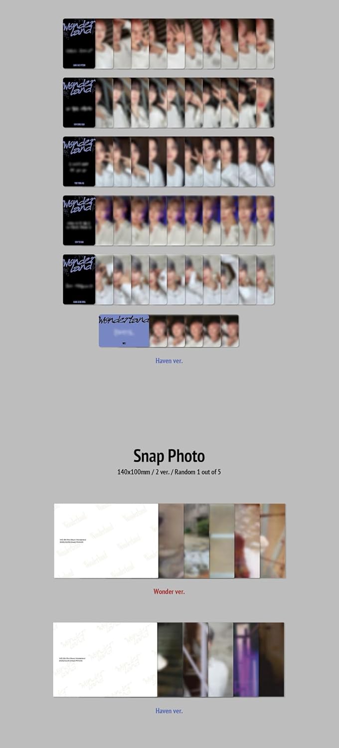 WEi Wonderland 8th Mini Album (Photobook - Haven Ver.)