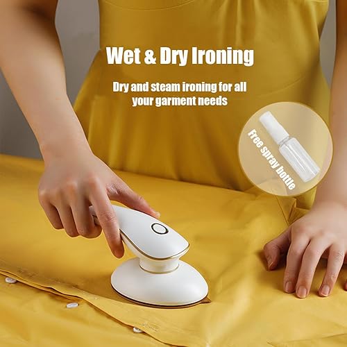 Miniatura 2 de Mini plancha portátil, vaporizador con mango para ropa y camiseta, vapor de ropa de viaje, planchado de ropa rápido