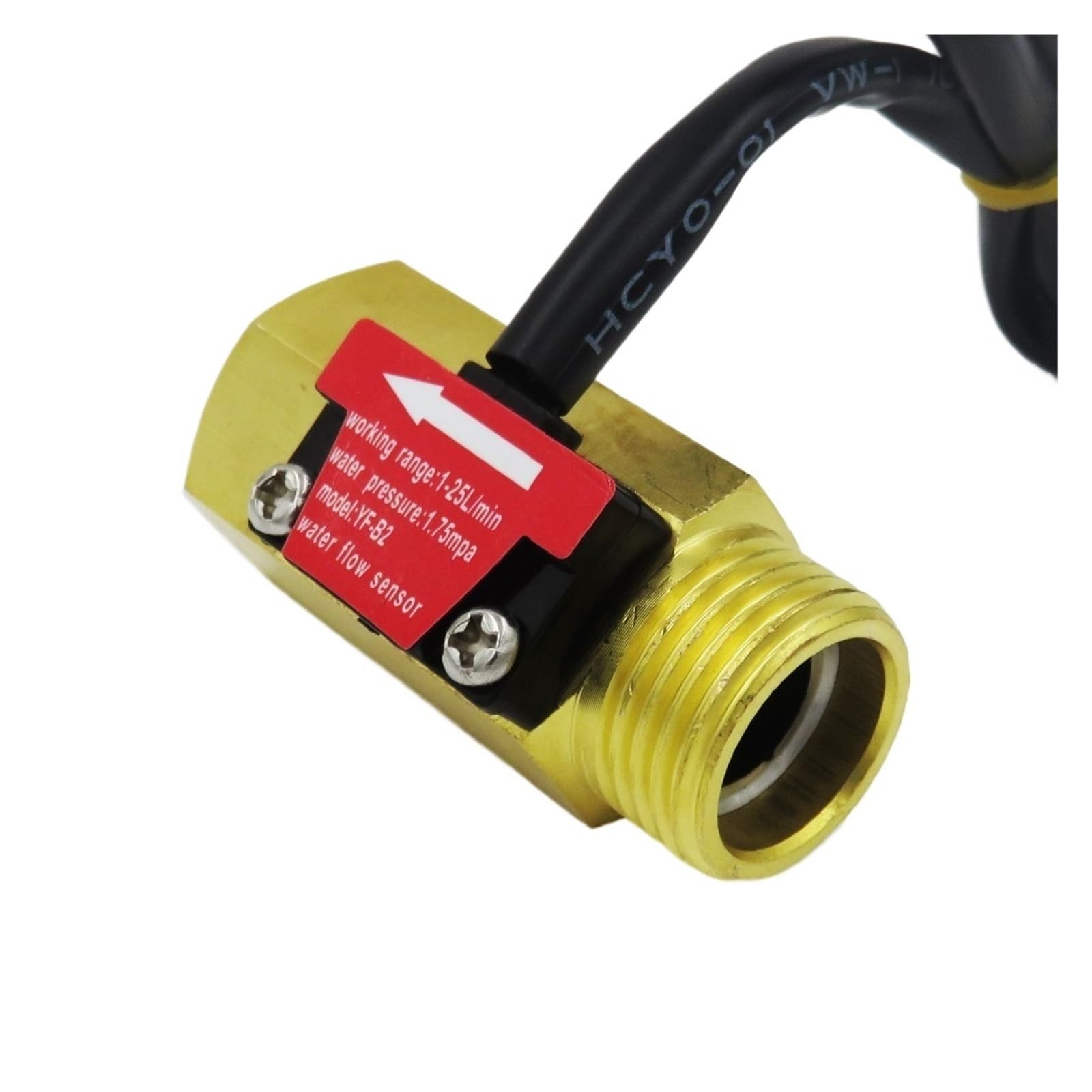 Flow Sensor Meter Digital Pipeline Water Flow YF-B2 G1/2