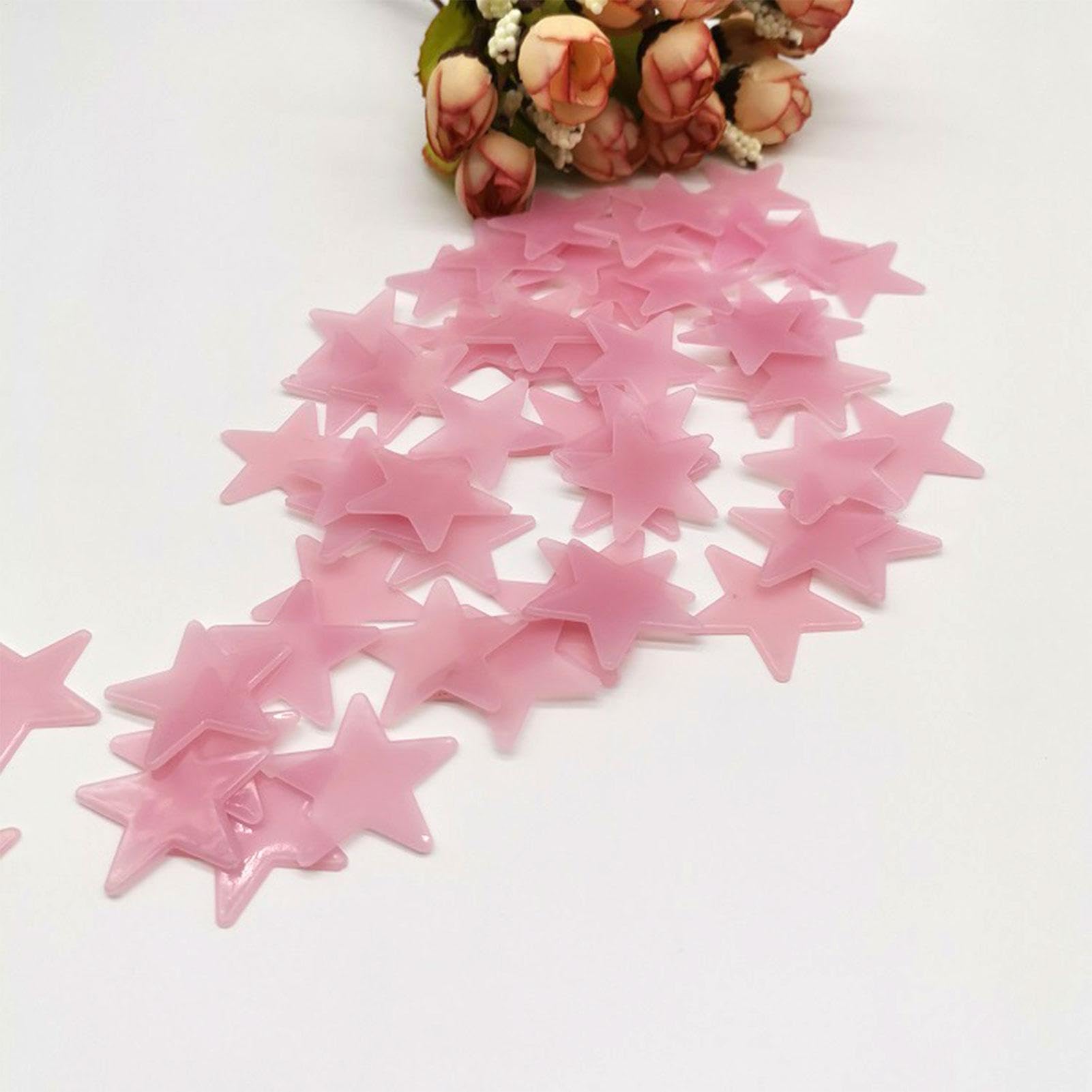 Décor de chambre étoile | 100 autocollants de décoration de plafond pour étoilé | Étoiles fluorescentes pour plafond, jouets pour, autocollant mural de mariage, décoration de salle