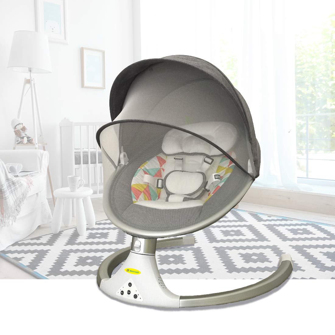 Buy Belvery Swing Baby Crib Cradle Adjustable Portable Baby Electric