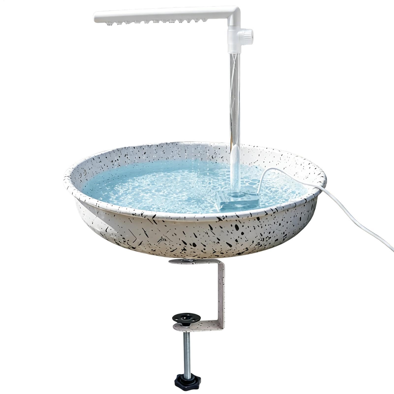 Fontana Doccia Mangiatoia Automatica Rimovibile Parrocchetti | Bagno E Mangiatoia Per Parrocchetti, per Parrocchetto Conuro Grigio Africano Calopsitta Cortile Giardino Prato