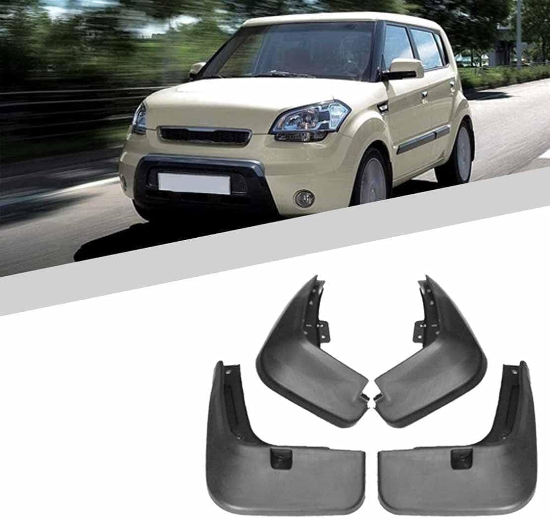 No-Drill Mudflaps for KIA Soul basic 2010-2013, Bolt-On Kit, Road Legal