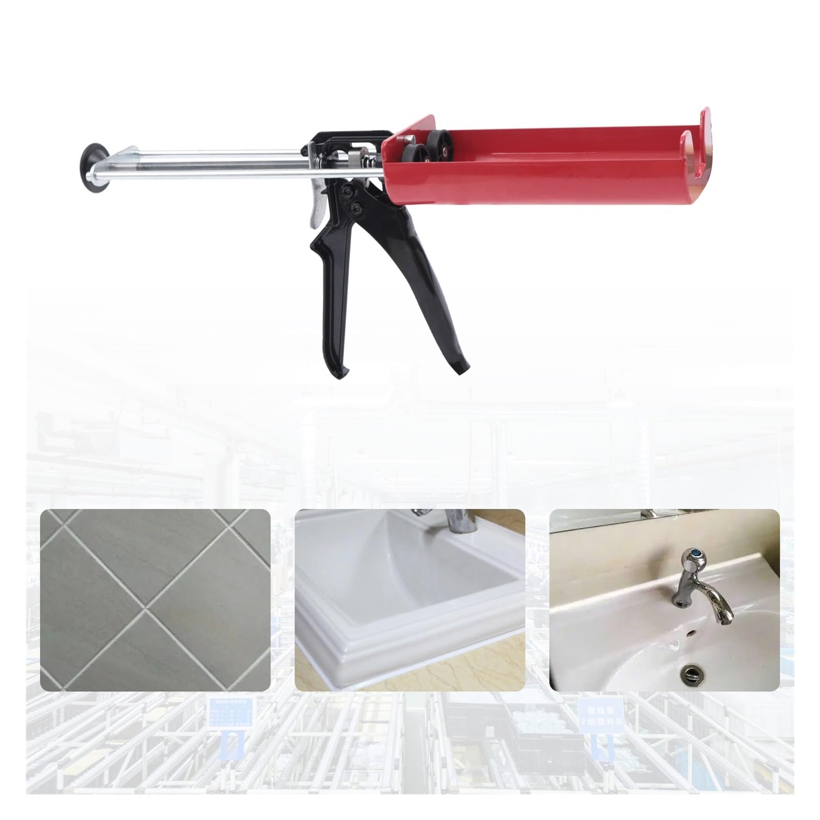 Pistolet do uszczelniania Ręczny pistolet do uszczelniania Pistolet do uszczelniania bez kapania Pistolet do uszczelniania 400 ml Aplikator dwuskładnikowy Pistolet do uszczelniania dwuskładnikowego