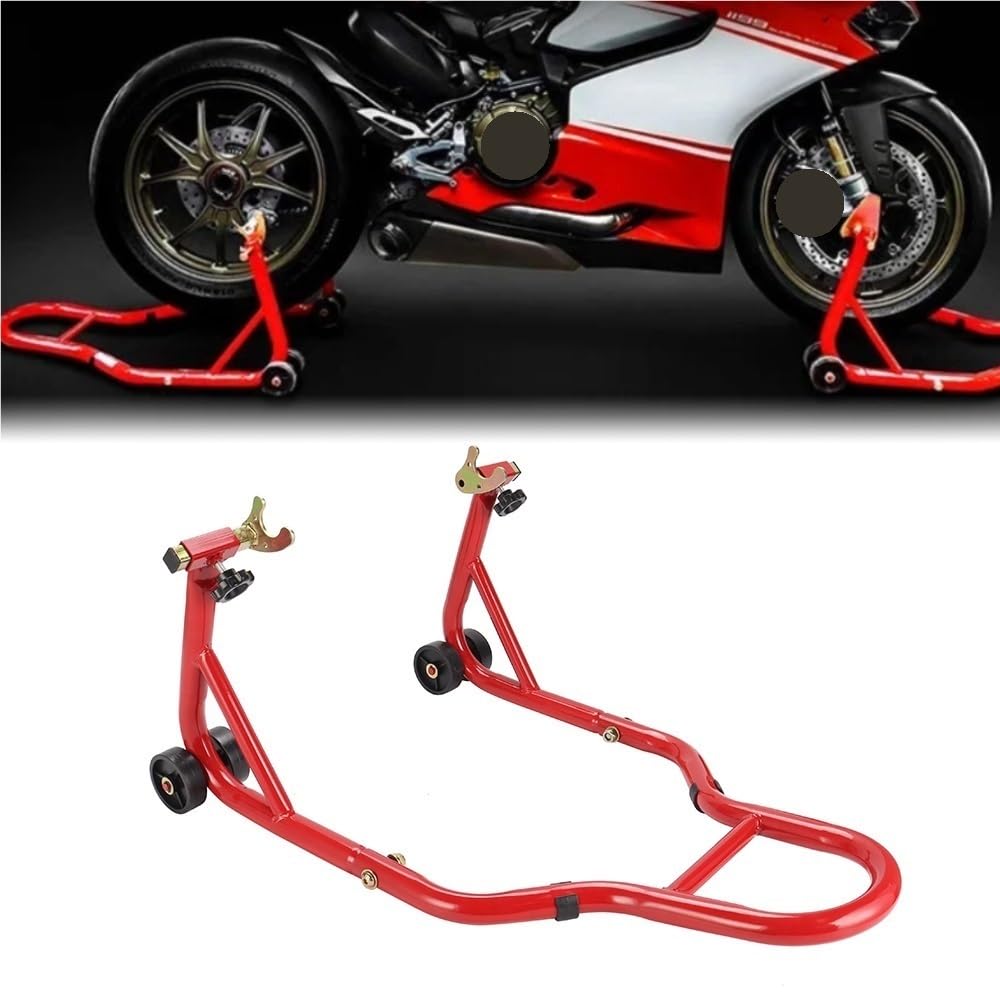 Soporte estacionamiento Moto​ Elevador De Caballete para Motocicleta 850 Libras, Delantero Y Trasero, Soporte para Ruedas Delanteras Traseras